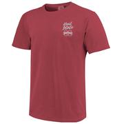 Mississippi State Bulldog Stance Comfort Colors Tee